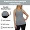3-Pack Women's Regular Fit Cotton Blend Ribbed Tank Tops - Soft Breathable, Gym & Lounge Wear (M-2XL)